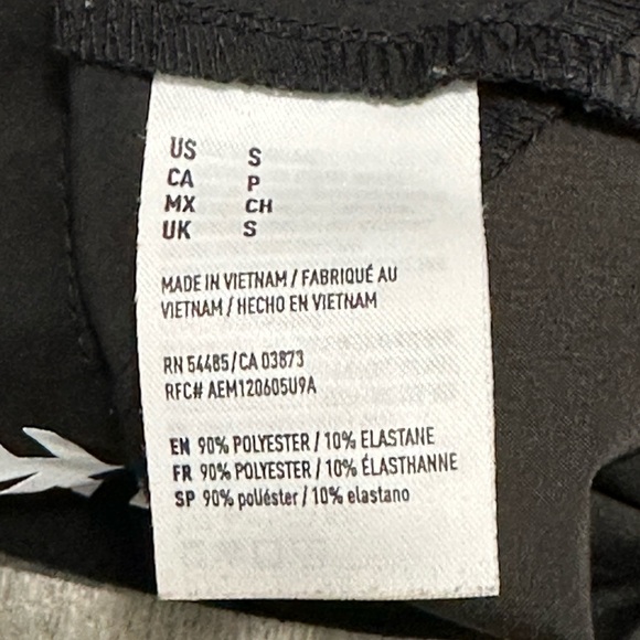 Men's American Eagle Small Swim Shorts Trunks Board Hybrid Black Gray Drawstring - Picture 9 of 9